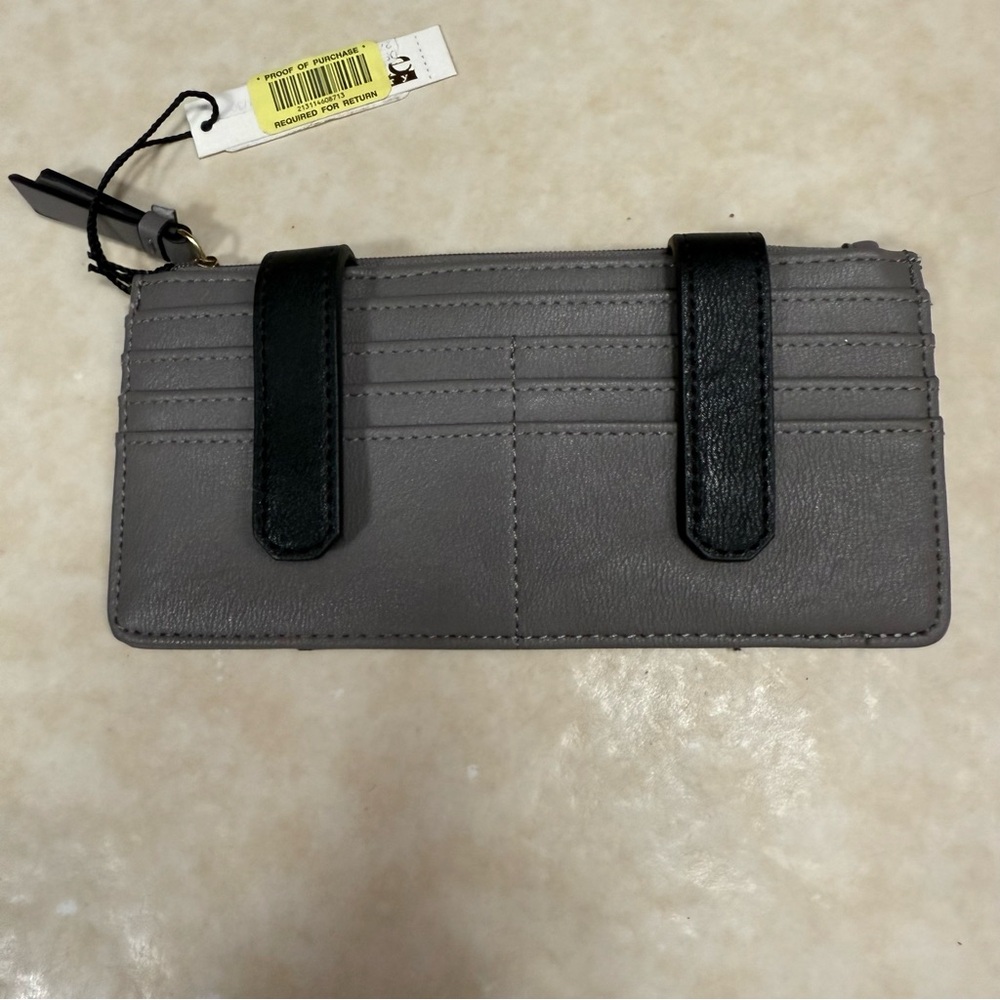 Kate Landry Gray Wallet New - Picture 2 of 7